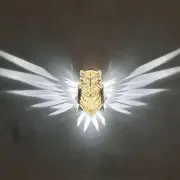 3D Animal LED Wall Night Light, Home Decoration Carving Lamp, Owl Wall Light Bal