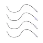 4 PCS LED Reading Lights Notebook Night Light Laptop USB Light