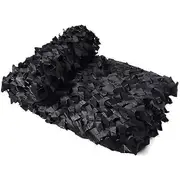 4x5m 2x3m Military Camouflage Net Camo Netting Army Nets Shade Mesh Hunting Garden Car Outdoor Camping Sun Shelter Tent BLACK 2x2m