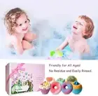 STNTUS INNOVATIONS Bath Bombs, 7 Natural Bath Bomb Gift Set, for Women Kids