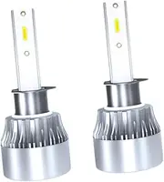 GANAZONO 1Pair LED Headlight Bulbs Integrated High Beam Low Beam Fog Light Material with Cooling Fan for Optimal Heat Dissipation