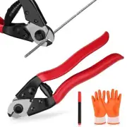 Fulifix Stainless Steel Cable Cutter, Metal Wire Rope Cutting Tool, Labour Sa...