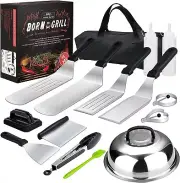 Griddle Accessories,15 Pcs Flat Top Grill Accessories kit for Blackstone