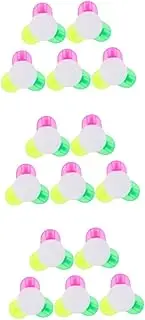 DIYEAH 3sets 5pcs Petals Highlighters Fluorescent Pens for Color Coding Creative Flower Design Lightweight Portable Student Stationery for Note Taking and Scrapbook Decoration 5pcs*3