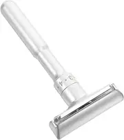 Happyyami Vintage T Shaped Safety Razor for Men Manual Handheld Shaver with Precision Shaving Travel Friendly Design and Retro Charm for Daily Grooming and Beard Care