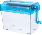 BESPORTBLE Mini Paper Shredder for Home and Office - Compact Manual File Cutter with Material - Design for Personal Use and Small Spaces Portable Hand Roll