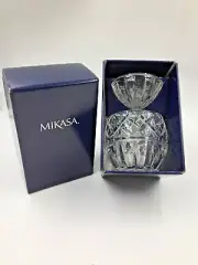Mikasa Crystal Mother's Day Imperial Easter Egg Lidded Candy Dish New in Box