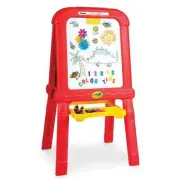 Crayola Creative Fun Easel, Magnetic Dry Erase and Chalk Board, with Art Set for