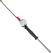 ifundom Car Inflatable Nozzle Tire Gauge Portable Tire Inflator Nozzle Pressure Chuck Large Accessories Inflator Gauge Dial Inflator Air Pump Tire Valve Digital Tire Inflator Rubber