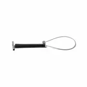 Mini Hog Catcher Snare 16" Short Pig 4" T Handle 3/16" Aircraft Cable