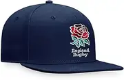 Official England Rugby Snapback Baseball Cap - Navy Adjustable England Hat - Unisex Rugby Hat, Multicolour, One size