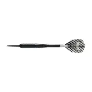Harrows Black Arrow Ebonite Coated Steel Tip Darts Alamo Shaft/Graflite Flight