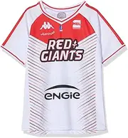 [LMBC Lille] 2019-2020 Children's Official Home Basketball Jersey, Children's, Maillot_DOM_Lille, White, FR :