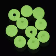 50 Glow In The Dark Acrylic Beads 8mm Purple Beads Jewelry Making Supplies Set