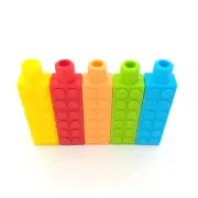 Autism Toy Brick Fidget Sensory Chew Pencil Topper ADHD ADD