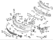 Genuine Mercedes-Benz Pan Head Screws W Collar 2029900121