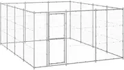 Outdoor Dog Kennels, Heavy Duty Dog Playpen for Outdoor, Dog Enclosures with Lockable Door, Metal Dog Cage for Backyard, Yard, Farm, 330x440x180 cm