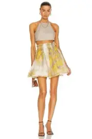 BNWT Zimmermann botanica wattle Mini skirt size 1 AU 8