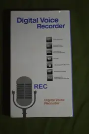 Lecture Digital Voice Recorder Dictaphone Audio MP3 Sound Mini Recorder w/Mic