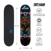 Tony Hawk 31" Metallic Skate Board- Royal Crown