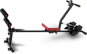Magnetic Rowing Machine for Home Adjustable 8-Speed Booster Burn Fat & Sculpt Muscles Supports Up to 265 LBS Phone/Tablet-Ready Design
