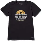 [LIFE IS GOOD] Men's Standard Crusher Graphic T-Shirt I'll Be Watching You