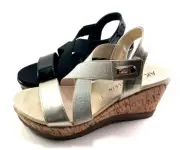 Anne Klein Runit Strappy Mid Wedge Platform Sandal Choose Sz/Color