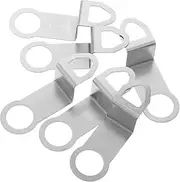 Toddmomy Versatile Quartz Clock Hooks 6 Pack Metal Wall Clock Back Hangers Repair Assortment for Home Decor