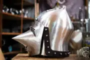 Medieval Knight Templar Helmet Pig Face Helmet 16 Gage Steel Armor Helmet