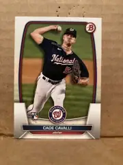 Cade Cavalli RC 2023 Bowman Rookie Paper Lot Of 90 Nationals