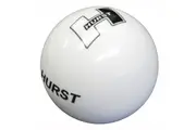 Hurst Replacement Shifter Knob Round White Plastic with Hurst Logo