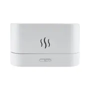 ACA Aromatherapy Diffuser Air Humidifier Scented Essential Oil Mist White LED Flame Light Halloween Christmas Gift