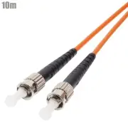 10M ST/UPC-ST/UPC Fiber Optic Multi Mode Simplex Optical Patch Cable Cord OFNR