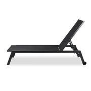 Morocco Outdoor Sunlounger in Gunmetal