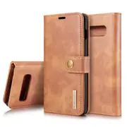 DG.Ming Samsung Galaxy S10+ Plus Detachable Folio Case Cover G975 [Brown]
