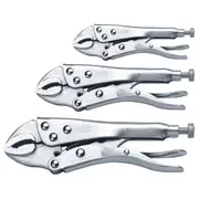 888 Series by SP Tools 3pc Curved Jaw Vice Grip Locking Pliers Set