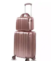 American Green Travel Set Of 2 Carry-on And Vanity Case Luggage Set