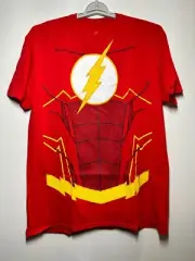 Men's DC Comics Flash Short Sleeve T-Shirt - Red - Size XXL