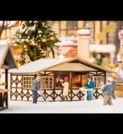 Noch 14392 HO/OO Gauge Christmas Market Stall Laser Cut Minis Kit