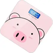 Healeved Cute Electronic Weight Scale Smart Scale for Body Weight 0.2-180kg Accurate to 2 Port Charging
