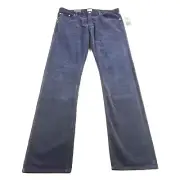 Citizens of Humanity Pants Men 36 Dark Navy Corduroy Cord Core Slim Straight NEW