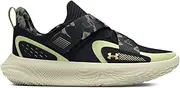 [Under Armour] Unisex Basketball Shoes Flow Futr X 4 Camo 3027772 Black/Retro Green 44, Green, 10 US