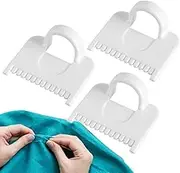 Sewing Templates - Rulers for Quilting and Sewing | 3 Sets Sewings Template Kit, Multifunctional Crafting Measuring Tools, Finger Protector, Edge Stitching Lock for Even Stitches
