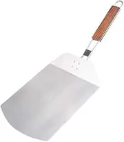 Duke Grills Omaha Pizza Peel - Foldable Pizza Spatula - 10” x 12 - Stainless Steel with Wood Handle - Pizza Peel for Grill, Wood Fired Oven, Ooni, Green Egg, Traeger