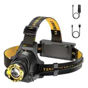 OZNALA 12000000lm USB Rechargeable Headlamp Headlight Head Lamp Torch Flashlight LED AU