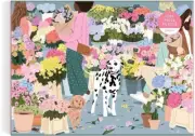 Flower Market 1000 Pc Jigsaw Puzzle, Brand New-Sealed Box!
