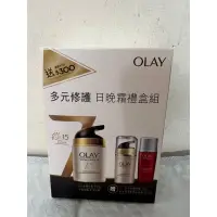 在飛比找蝦皮購物優惠-OLAY 歐蕾 多元修護 日晚霜禮盒組(日霜50g*1+晚霜