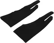 MERRYHAPY Anti-mistouch Artist Gloves 3pcs Two Fingers Gloves for Drawing for Tablet Painting and Writing