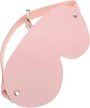minkissy Adjustable Leather Eye Mask For Games Light Blocking Sleep Mask Comfortable Mask For Women Masks Masquerade
