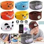 Bluetooth 5.0 Kids Headphones Headband Fleece Headband Children Baby Toddlers